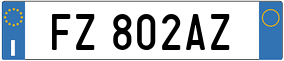 Truck License Plate